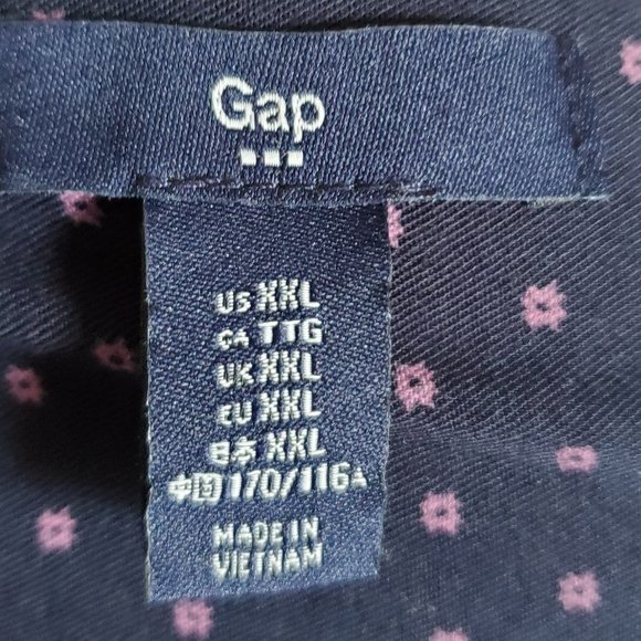 Long Sleeve GAP Factory XL Printed Blouse - Picture 3 of 8